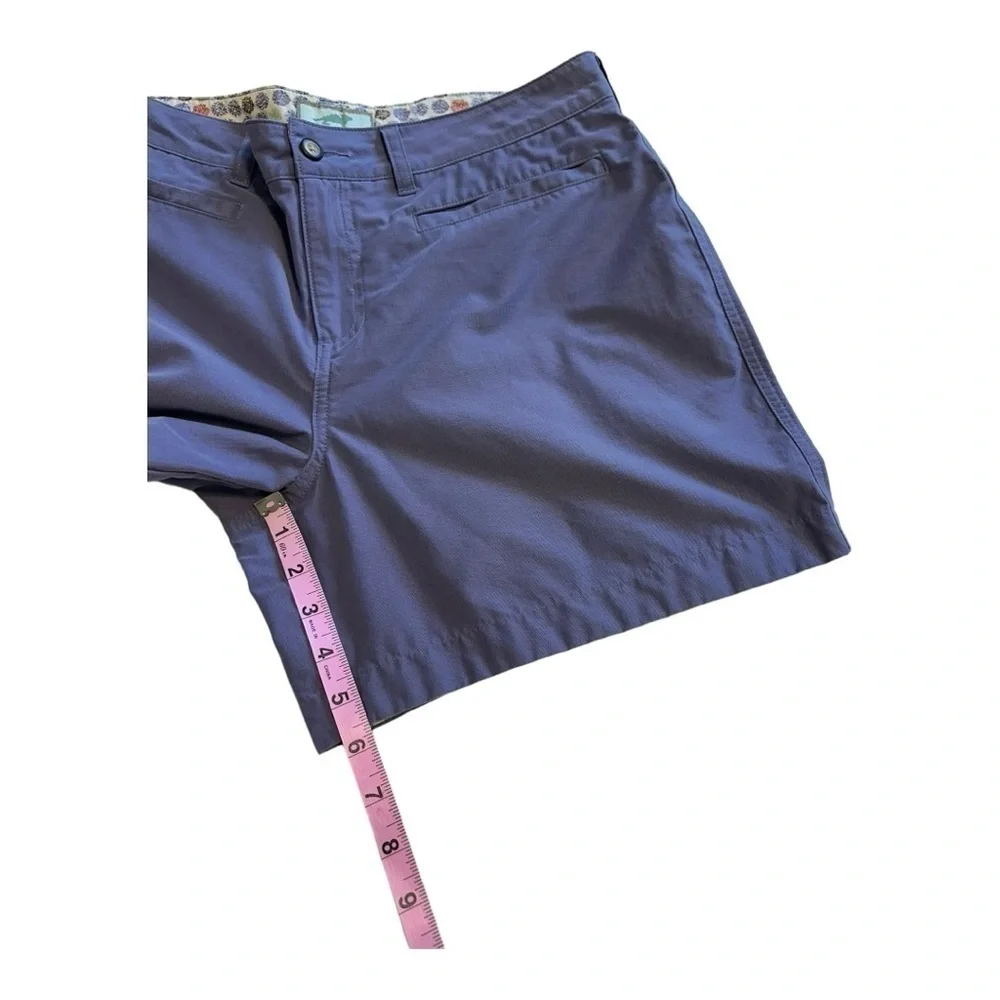 Casual Lavender Cotton Blend Purple Shorts With Pockets - Size 8 - Picture 10 of 12